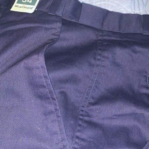 WearGuard Mens Navy Blue Work Pants Size 50x34 Cotton/Polyester Durable Construc - Picture 6 of 10